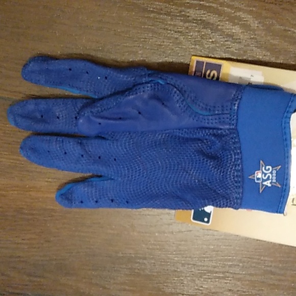 NEW FRANKLIN ALL STAR BATTING BASEBALL GLOVES MLB DODGER BLUE YOUTH XS - Picture 2 of 6